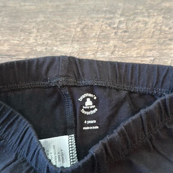 babyGAP size 4 BUNDLE (5) Black/Navy Blue Leggings - Picture 5 of 11